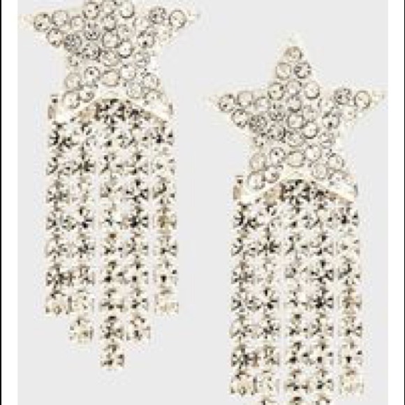 Banana Republic Star Fringe Earrings -NWT - Picture 1 of 3